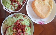 不要洗面懒人澄粉凉皮