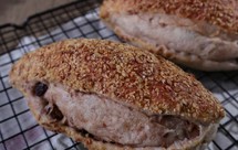 胚芽面包：甜屋、面团分割40克一个（一倍出65个）