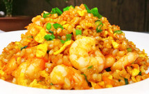 虾仁糙米炒饭，好吃又好瘦！