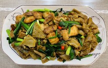 大败回锅肉的~红薯粉皮