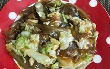 新手也能做的简单快手菜包菜炒粉皮儿(上桌都能抢完)