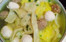 山粉皮汤#老家风味#（山粉:桐城红薯粉的方言）