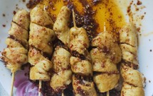 自制烤面筋加凉皮