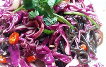 紫甘蓝凉调蕨根粉