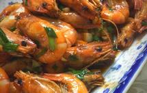 油爆豉油沼虾
