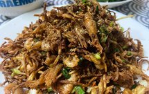 香酥小河虾（土豆丝炒小河虾）