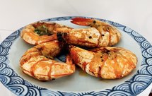 让人垂涎三尺的油煎海虾 赶紧赶紧端上桌✌️