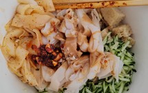 自制面筋和凉皮