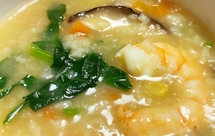 大虾蔬菜粥