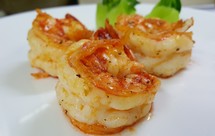 黑椒海盐煎大海虾