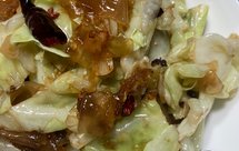 粉皮炒包菜