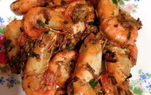 和饭店一个味的椒盐大头虾(沼虾)