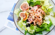 日式北极虾无花果沙拉