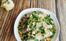 低脂高蛋白——海鲜捞汁凉拌皮皮虾