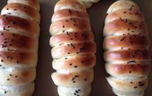 小麦胚芽火腿肠毛毛虫面包