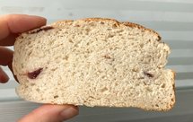 小麦胚芽蔓越莓酸奶面包