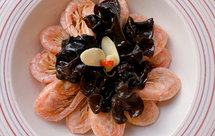 捞汁北极甜虾、木耳