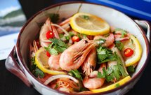 酸辣柠檬北极甜虾