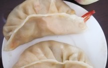 鲜美的大虾素蒸饺