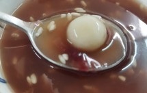 甜甜蜜蜜的玫瑰豆沙小汤圆