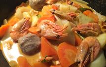 泰式红咖喱北极虾