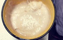 快手早餐牛奶藕粉昔