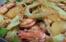 家常菜--干锅杂菜海虾