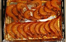 超级简单的家庭烤箱烤大海虾