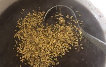 桂花红豆沙藕粉粥