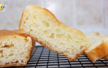 无麸质大米面包，完全不用揉面，只要3分钟的准备，松软到不像话