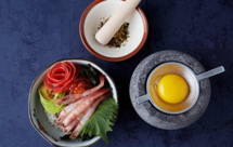 北极虾牛油果便当