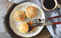 胚芽蓝莓司康饼