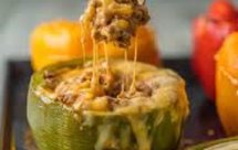 瘦身减脂/营养均衡的糙米肉填椒（Beef and Rice Stuffed Bell Peppers）