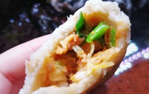 莜面蒸饺～泡菜馅