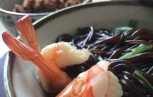 辣肉酱蕨根粉丝汤