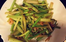 虾干炒芹菜