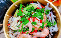 珍选捞汁༄「时蔬大虾