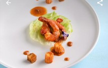 红咖喱虾温沙拉，新食感温沙拉