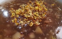 桂花藕粉栗子羹