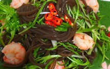 虾仁苦苣蕨根粉