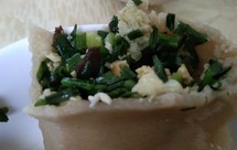 张家口蒸莜面饺子，香