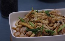 一人食-芹菜香干炒蝦肉