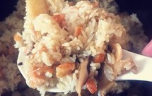 鱿鱼虾米冬菇饭