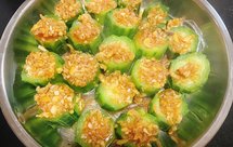 蒜蓉粉丝虾米蒸丝瓜