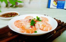 白灼厄瓜多尔白虾～太阳谷食谱