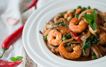 【泰式九层塔炒虾】 泰国经典美味在家做