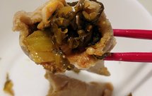 酸菜肉馅莜面饺