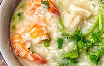 大飞飞的虾干贝芹菜海鲜粥