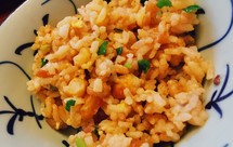 萝卜干虾蛋炒饭