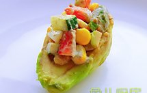 海虾牛油果沙拉──鱼儿厨房私房菜